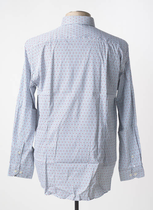 Chemise manches longues coupe droite bleu PIERRE CARDIN homme