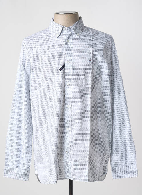 Chemise manches longues imprimé fantaisie bleu TOMMY HILFIGER homme
