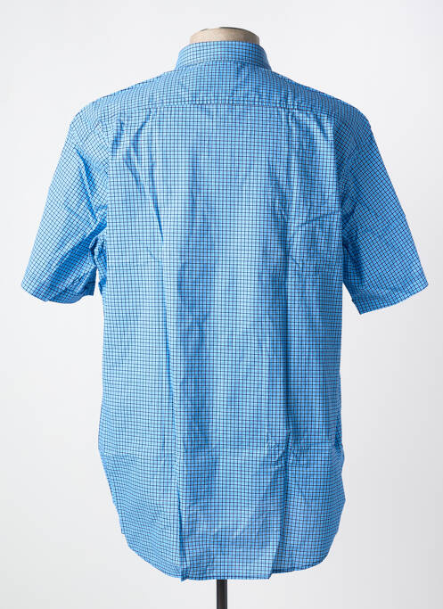 Chemise manches courtes poches bleu PIERRE CEDRIC homme
