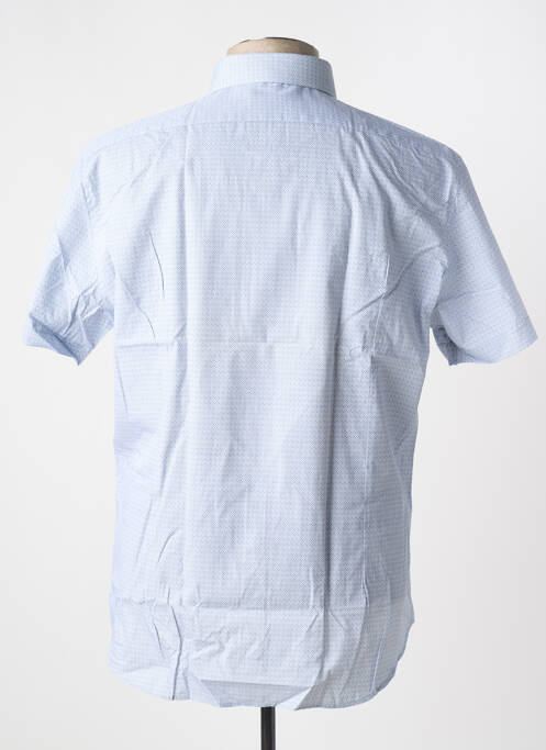 Chemise manches courtes bleu SEIDEN STICKER homme