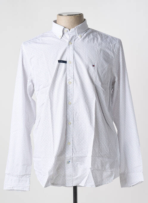 Chemise manches longues beige TOMMY HILFIGER pour homme