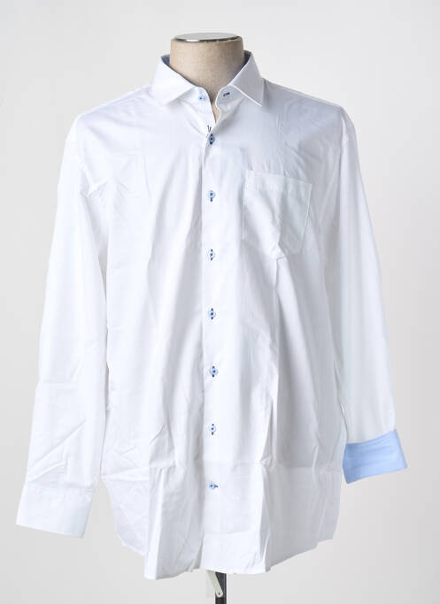Chemise manches longues blanc PIERRE CARDIN pour homme