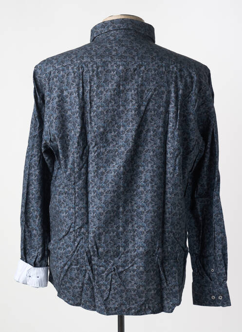 Chemise manches longues bleu DELAHAYE homme