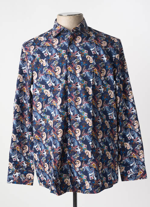 Chemise manches longues bleu PIERRE CARDIN pour homme