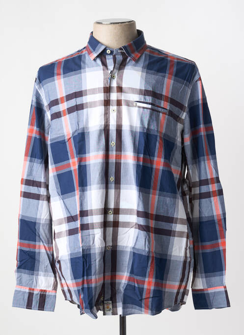 Chemise manches longues bleu PIERRE CARDIN pour homme