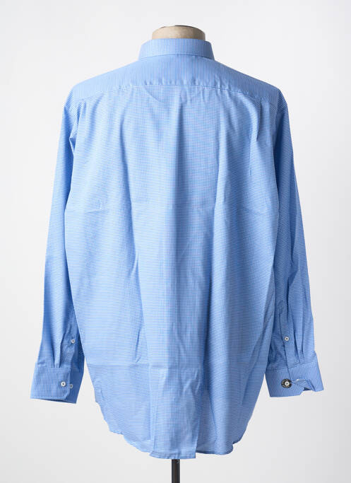 Chemise manches longues bleu SEIDEN STICKER homme