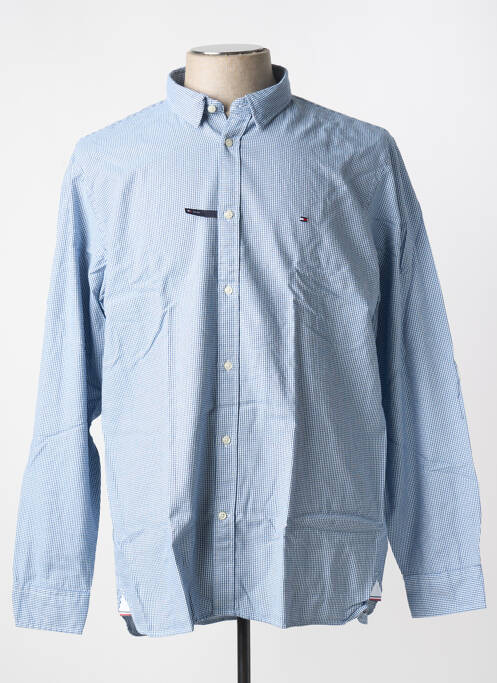 Chemise manches longues bleu TOMMY HILFIGER pour homme