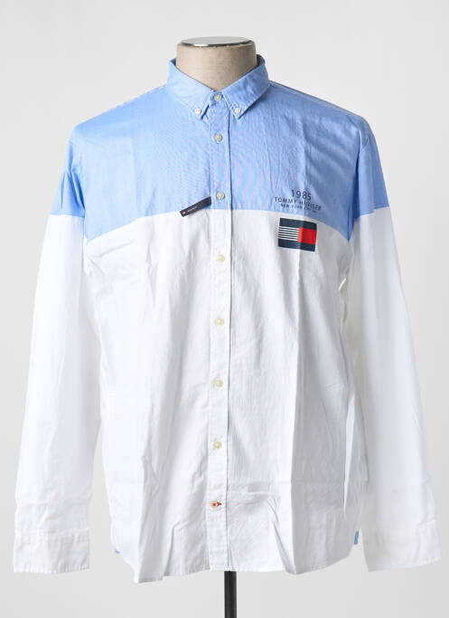 Chemise manches longues bleu TOMMY HILFIGER pour homme