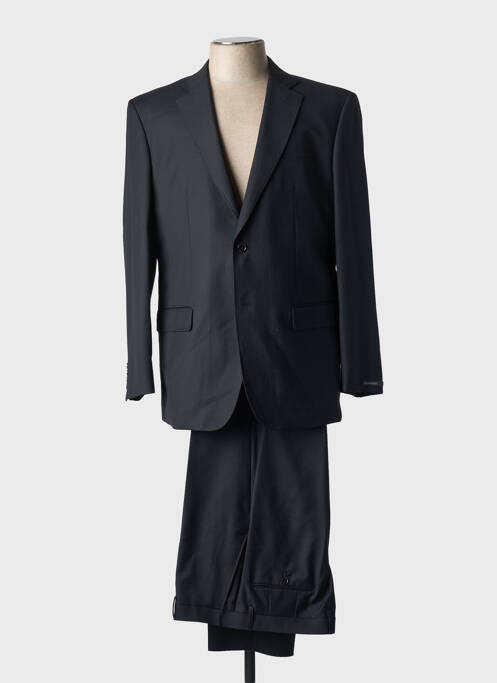 Costume de ville fermeture zippée sous rabat boutonné noir PIERRE CARDIN homme