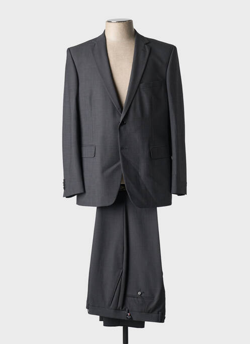 Costume de ville fermeture zippée sous rabat boutonné gris SAINT HILAIRE homme