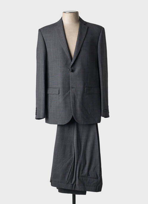 Costume de ville fermeture zippée sous rabat boutonné gris PIERRE CARDIN homme