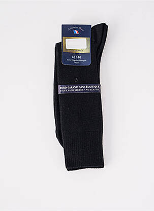 Chaussettes stretch noir PERRIN homme