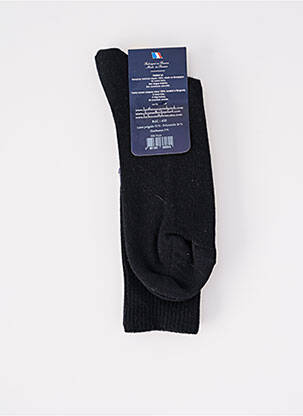 Chaussettes stretch noir PERRIN homme