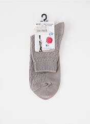 Chaussettes gris PERRIN pour femme seconde vue
