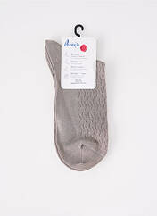 Chaussettes gris PERRIN pour femme seconde vue