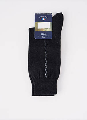 Chaussettes noir PERRIN pour homme