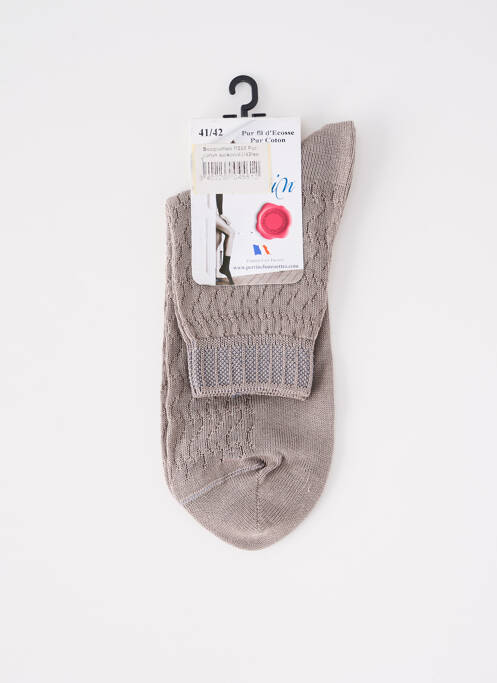 Chaussettes gris PERRIN pour femme
