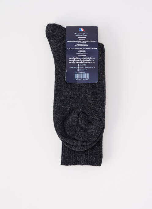 Chaussettes gris PERRIN pour femme