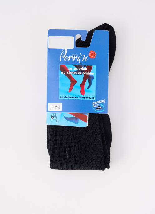 Chaussettes noir PERRIN pour femme