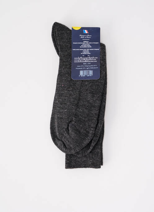 Chaussettes gris PERRIN pour homme