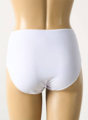 Culotte haute stretch blanc AVET femme