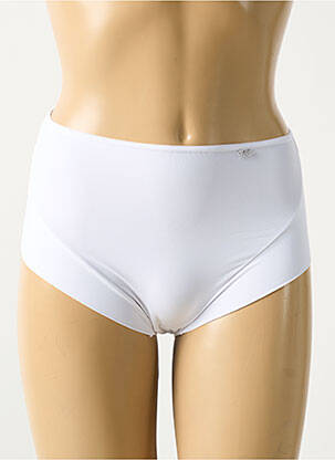 Culotte haute stretch blanc AVET femme
