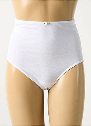 Culotte haute stretch blanc AVET femme