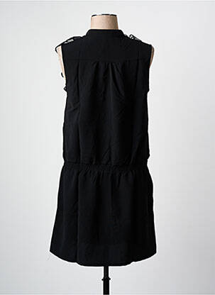 Robe courte sans manche sans manche noir ARELINE femme
