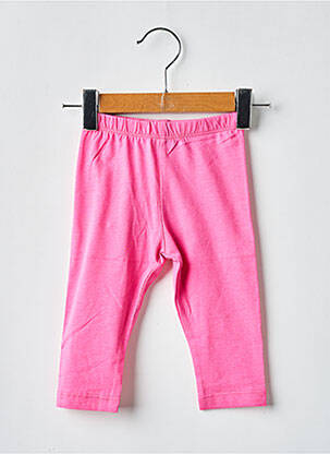 Legging slim taille élastique rose PETITS COEURS A LA MER enfant
