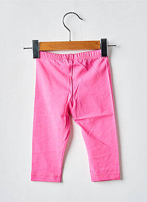 Legging slim taille élastique rose LES PETITS COEURS À LA MER enfant