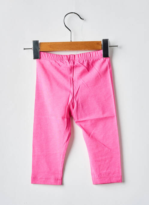 Legging slim taille élastique rose LES PETITS COEURS À LA MER enfant