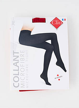 Collants elastique à la taille rouge CLIO femme