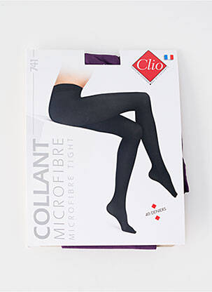 Collants elastique à la taille violet CLIO femme