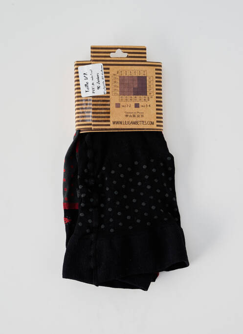 Collants noir LILI GAMBETTES pour femme