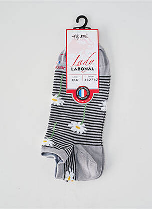 Chaussettes gris LABONAL pour femme