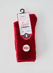 Chaussettes rouge LABONAL pour femme seconde vue