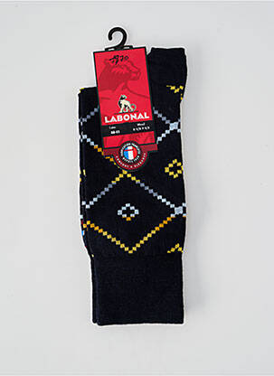 Chaussettes noir LABONAL pour homme