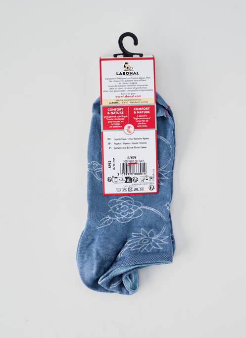 Chaussettes bleu LABONAL pour femme