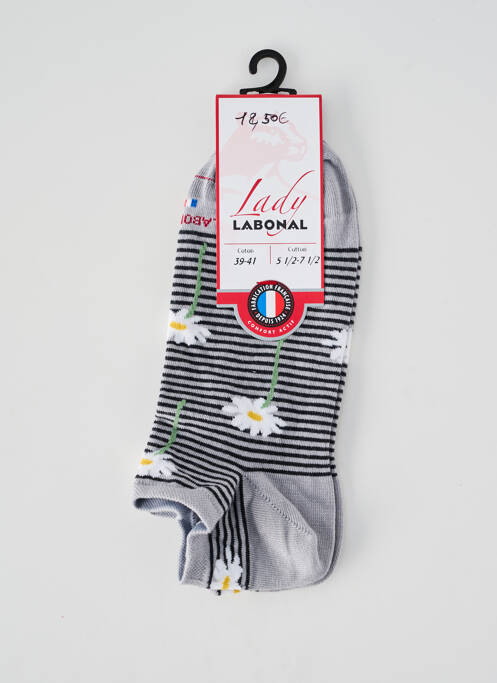 Chaussettes gris LABONAL pour femme