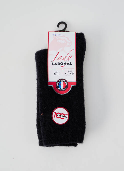 Chaussettes noir LABONAL pour femme
