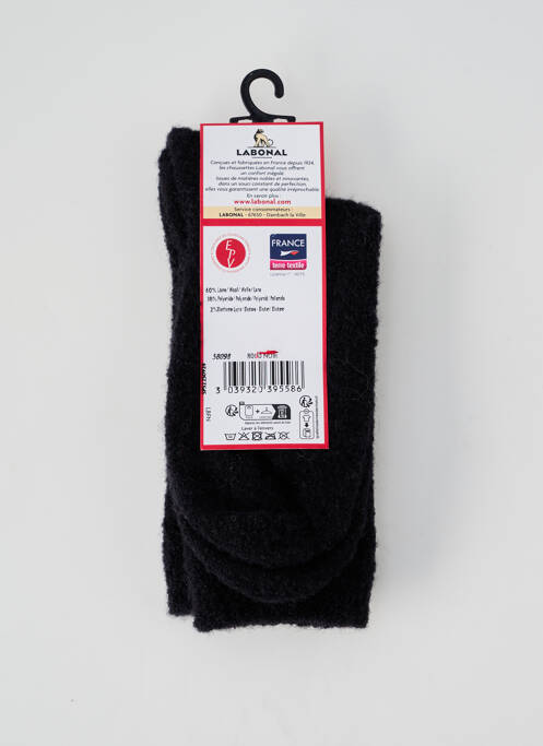 Chaussettes noir LABONAL pour femme