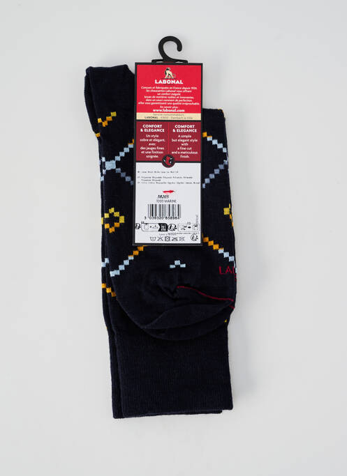 Chaussettes noir LABONAL pour homme