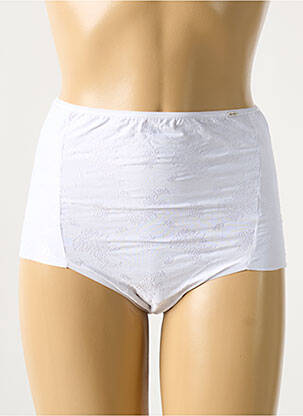 Culotte haute tissage satiné blanc AVET femme