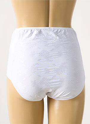 Culotte haute tissage satiné blanc AVET femme