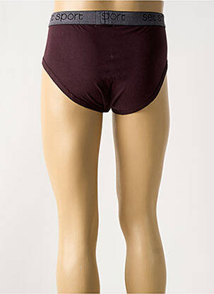 Boxer stretch marron SET homme