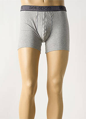 Boxer gris SET homme