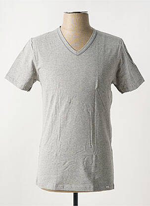 T-shirt stretch manches courtes gris SET homme