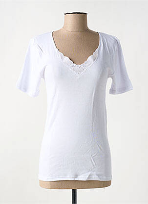 Top/Caraco blanc AVET femme