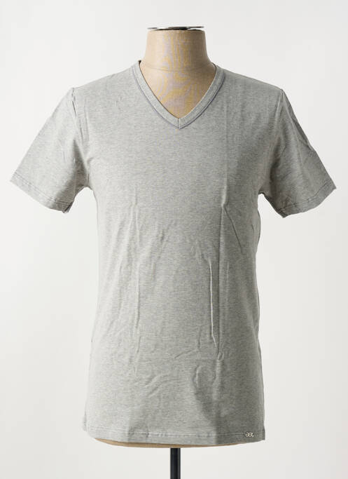 T-shirt stretch manches courtes gris SET homme