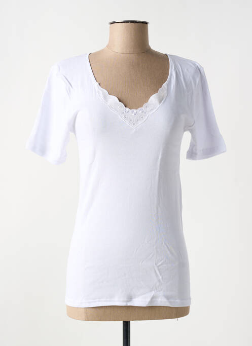 Top/Caraco blanc AVET femme